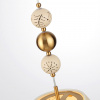 фото Бежевый/античная бронза/металл/керамика Подвес E27 1*40W KARELIA PENDANT, арт. 5444/1A