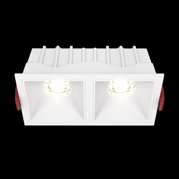 фото Встраиваемый светильник Maytoni Technical Alfa LED DL043-02-10W3K-D-SQ-W, белый