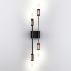 фото Матовый черный/ант.бронза/белый/металл/стекло Бра LED 10W 4000K 540лм CANDEL L-VISION, арт. 5009/10WL