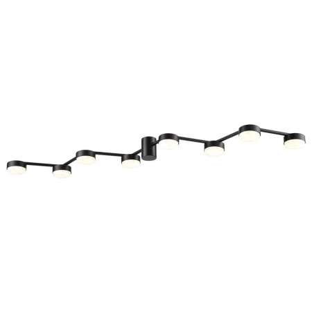 фото Черный, металл Люстра потолочная LED GX53 8*7W 220V SANATA COMFI, арт. 8187/8C