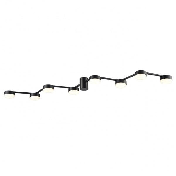 фото Черный, металл Люстра потолочная LED GX53 8*7W 220V SANATA COMFI, арт. 8187/8C