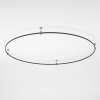 фото Esthetic Magnetic Шинопровод Round черный Ø1800 85218/00