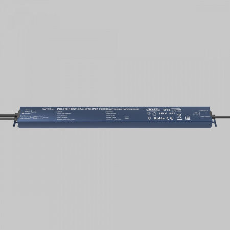 фото Источник напряжения 24В DALI DT6 150Вт IP 67 Maytoni 725003, серебро