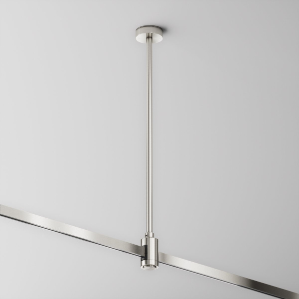 фото Крепление потолочное Среднее / Medium 360мм с вводом питания Flarity платина Maytoni Technical TRA158C-BL1-PT