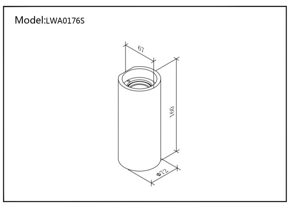 фото SWG LED светильник настенный LW-A0176S-WH-WW Белый 10Вт 3200 К