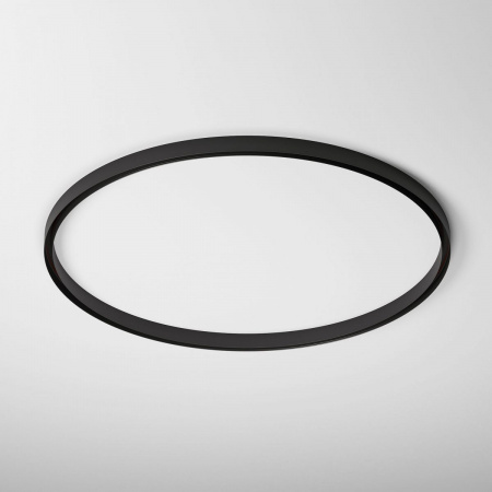 фото Slim Magnetic Накладной радиусный шинопровод черный ⌀ 1200мм 85161/00