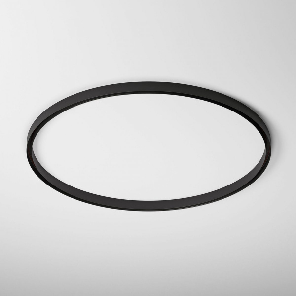 фото Slim Magnetic Накладной радиусный шинопровод черный ⌀ 1200мм 85161/00