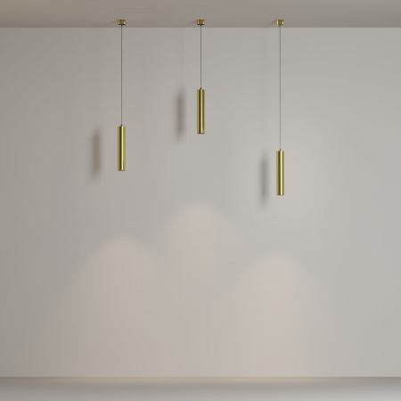 фото Подвесной светильник Maytoni Focus LED P072PL-L12W4K-BS, латунь