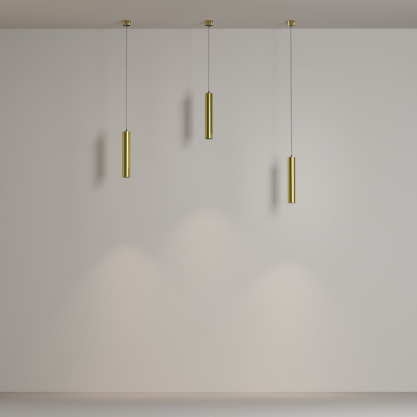 фото Подвесной светильник Maytoni Focus LED P072PL-L12W4K-BS, латунь