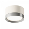 Потолочный светильник Maytoni Technical Hoop C086CL-GX53-SRD-WS, белый с серебром