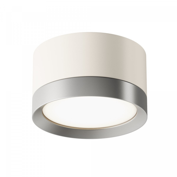 Потолочный светильник Maytoni Technical Hoop C086CL-GX53-SRD-WS, белый с серебром