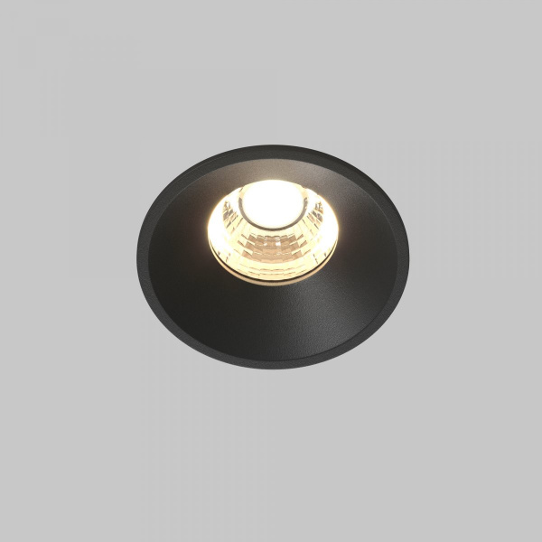 фото Встраиваемый светильник Maytoni Technical Round DL058-7W3K-B, черный