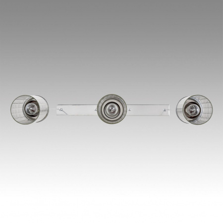 фото Хром/прозрачный металл/металл Подвес Е14 3*40W 220V ISHA COMFI, арт. 8102/3A