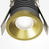 фото Встраиваемый светильник Maytoni Technical Mini DL059-7W4K-BS, латунь