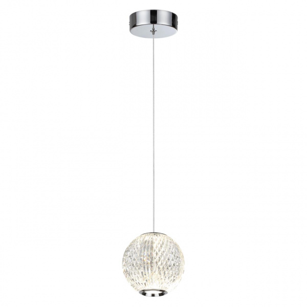 Хром/металл/акрил Подвес LED 5W 4000K 365лм CRYSTAL L-VISION, арт. 5007/5LA