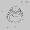 фото Встраиваемый светильник Maytoni Technical Alfa LED DL043-01-10W4K-RD-WB, белый