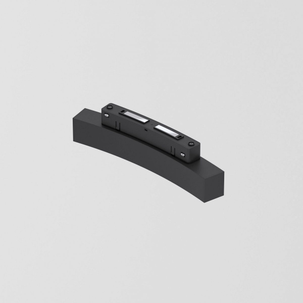 фото Slim Magnetic Трековый светильник для радиусного шинопровода 8W 4200K Planar чёрный Ø 800мм 85179/01