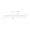 фото Настенный светодиодный светильник Tabla LED хром