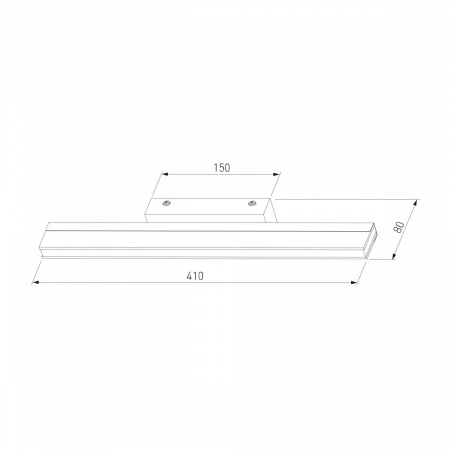 фото Настенный светодиодный светильник Tabla LED хром