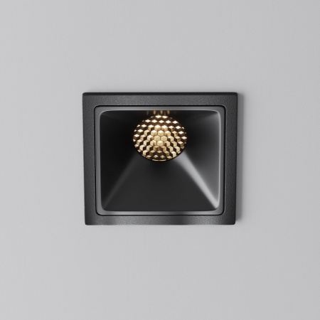 фото Встраиваемый светильник Maytoni Technical Alfa LED DL043-01-10W3K-SQ-B-1, черный