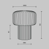 фото Настольный светильник Maytoni Omaggio MOD404TL-01GR, серый