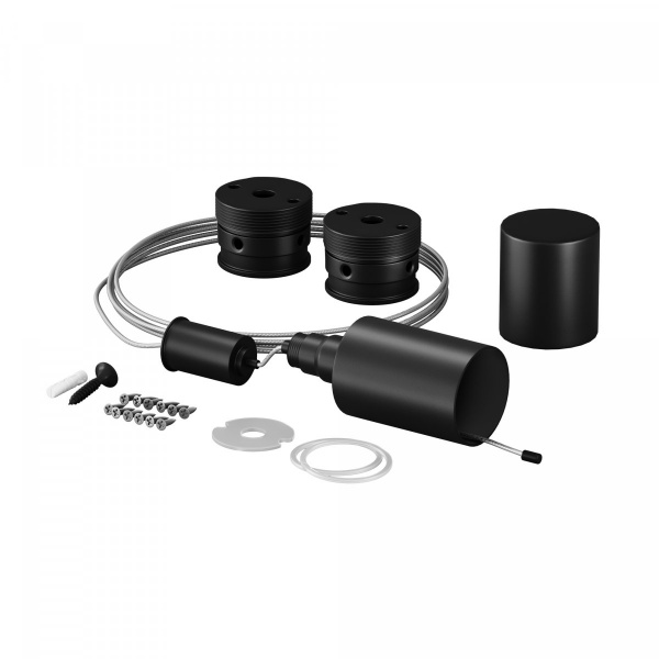 Набор для вертикального подвесного монтажа круглого неона 360° D18 черный Maytoni 201149