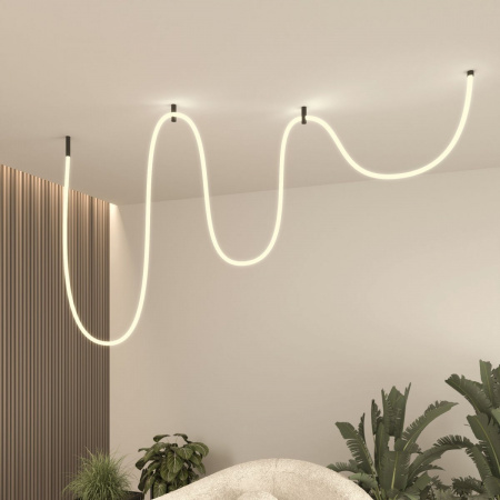 фото Гибкий неон 336Led 12W IP20 3000K Full light круглый теплый белый, 5 м