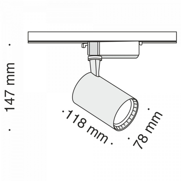 фото Трековый светильник Maytoni Technical Vuoro TR003-1-12W4K-W, белый