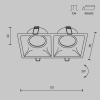 фото Встраиваемый светильник Maytoni Technical Dot DL029-2-02W, белый