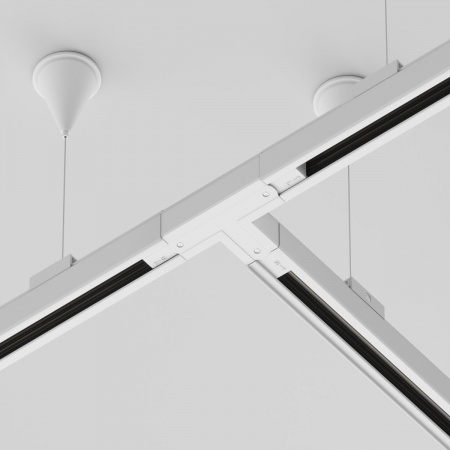 фото Коннектор Т-образный правый Trinity белый Maytoni Technical TRA005CT-31W-R