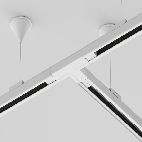 фото Коннектор Т-образный правый Trinity белый Maytoni Technical TRA005CT-31W-R