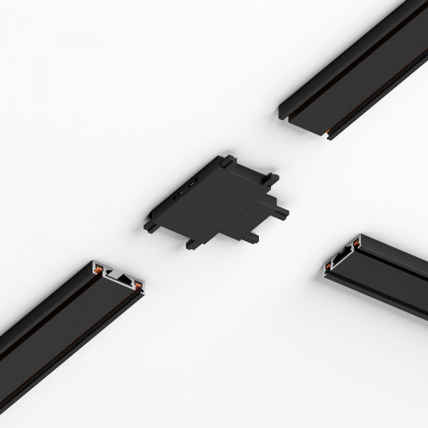 фото Четырёхсторонний соединитель для накладного шинопровода Flat Magnetic 85003/00