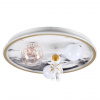 Белый, золотой Потолочный светильник с ПДУ LED 105W 3000-6000K 220V ATLAS LEDIO, арт. 6507/88CL
