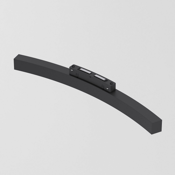 фото Slim Magnetic Трековый светильник для радиусного шинопровода 12W 4200K Intenso чёрный Ø 1200мм 85186/01