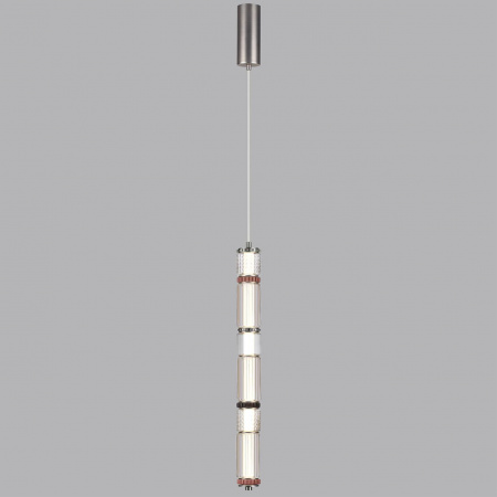 фото Темный сатин.никель/терракот/черный Подвес LED 22W 4000K COLLIER L-VISION, арт. 5456/18L