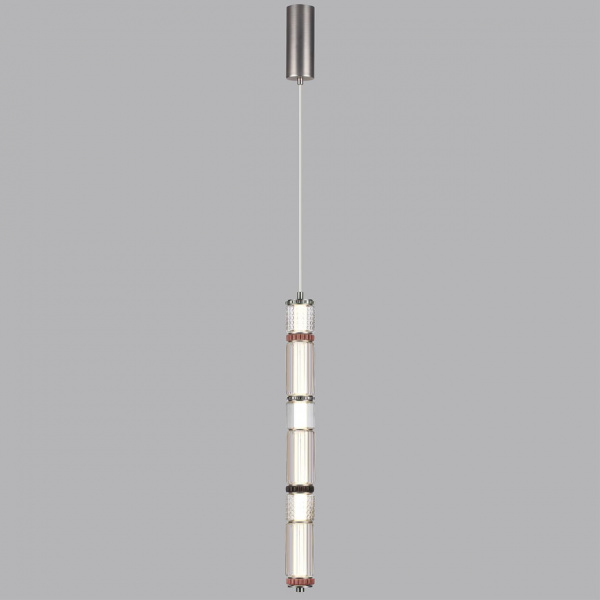 фото Темный сатин.никель/терракот/черный Подвес LED 22W 4000K COLLIER L-VISION, арт. 5456/18L