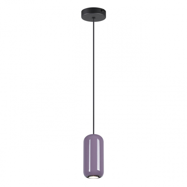 фото Черный/сиреневый/металл Подвес GU10 LED 4W OVALI PENDANT, арт. 5053/1