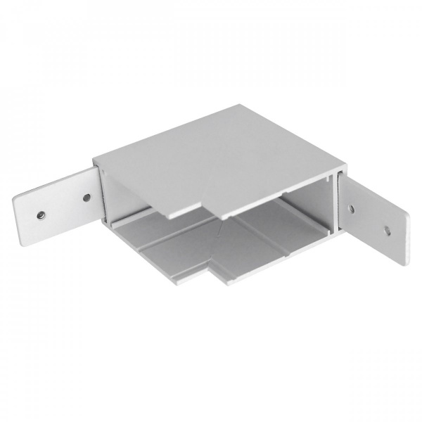 Соединитель PRO L-образный вертикальный Teta, белый Lightstar 505136-ALU