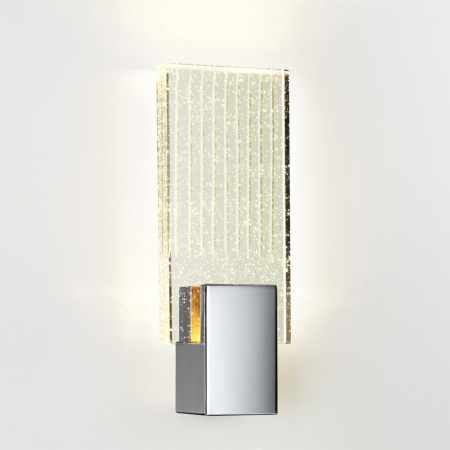 фото Хром полированный/металл/стекло Настенный св-к IP20 LED 5W 261Лм 3000K RICCI HIGHTECH, арт. 4363/5WL
