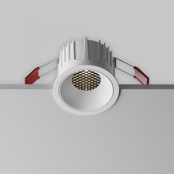 фото Встраиваемый светильник Maytoni Technical Alfa LED DL043-01-15W4K-RD-W-1, белый