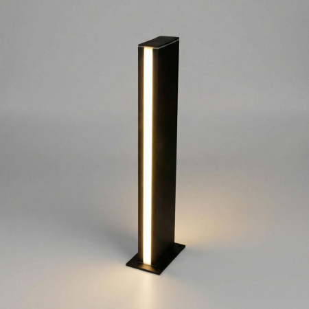 фото Ландшафтный светильник уличный Flat 3000K чёрный 1538 TECHNO LED