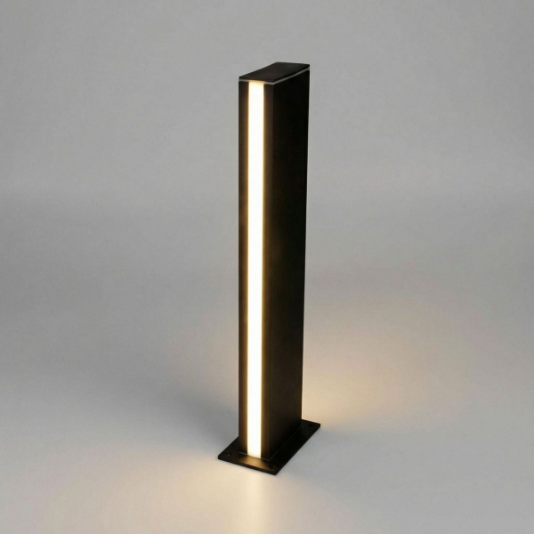 фото Ландшафтный светильник уличный Flat 3000K чёрный 1538 TECHNO LED