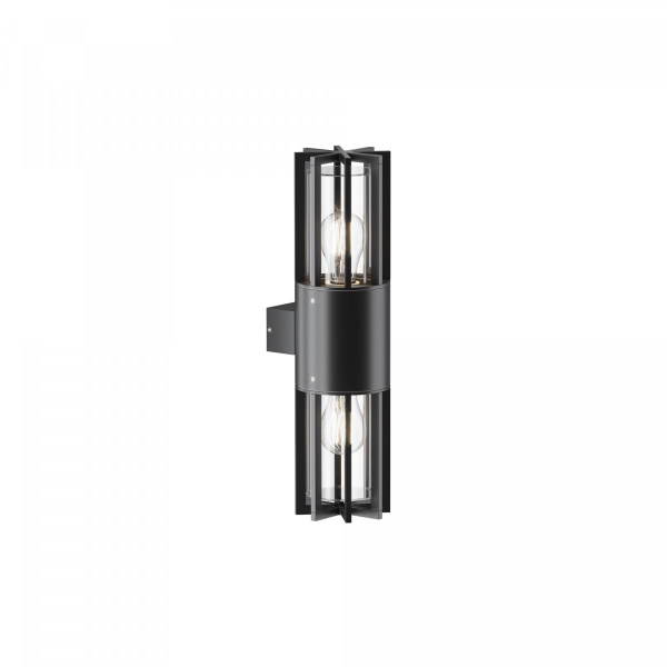 Уличный настенный светильник Maytoni Outdoor Barrel O453WL-02GF, графит