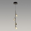 фото Черный хром/золотой/ металл/акрил Подвес LED 17W 3000K MALPA L-VISION, арт. 5002/17L