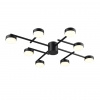 фото Черный, металл Люстра потолочная LED GX53 8*7W 220V DABRA COMFI, арт. 8186/8C