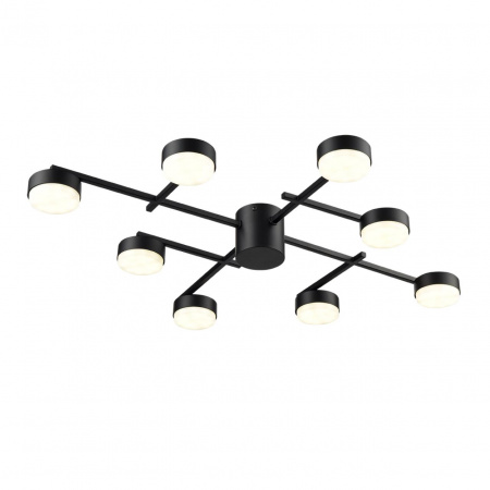 фото Черный, металл Люстра потолочная LED GX53 8*7W 220V DABRA COMFI, арт. 8186/8C