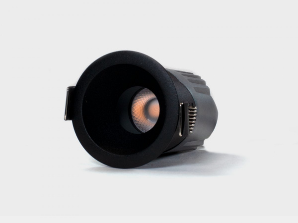 Светильник встраиваемый SWG 7Вт 55° IP65 черный 4000К поворотный RC-D52-7-BL-NW65