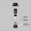 фото Встраиваемый светильник Maytoni Technical Dip DL123-10W-3K-B, черный