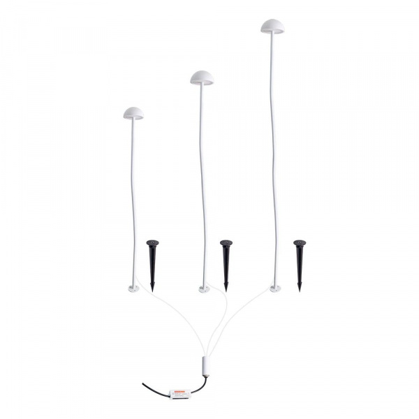 Грунтовый светильник Arte Lamp MOTUS A1081PA-3WH