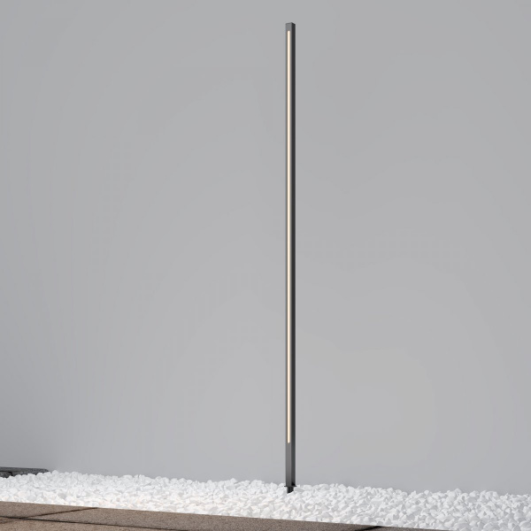 фото Ландшафтный светильник Maytoni Outdoor Pole O440FL-L24GF3K, графит